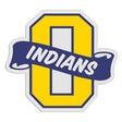 O-Shaped Mascot Badge with Choice of Back