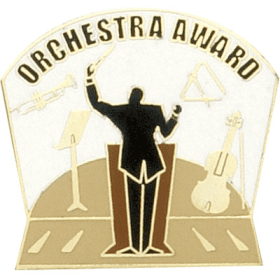 Enameled Orchestra Award Pin (BR Series)