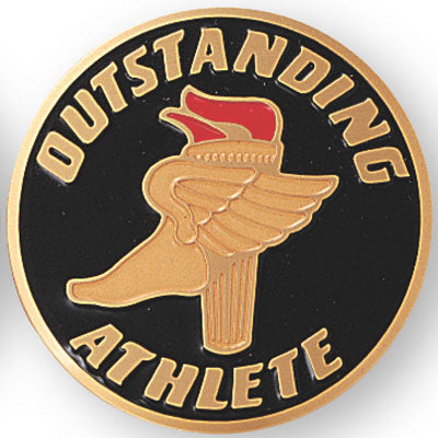Outstanding Athlete Medal Insert (Etched)