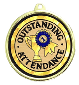 Outstanding Attendance Student Medals