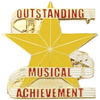 Outstanding Music Achievement Lapel Pin