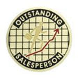 Outstanding Sales Person Medal Insert (Etched)