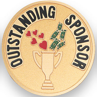 Outstanding Sponsor Medal Insert (Etched)