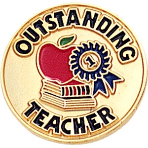Outstanding Teacher Lapel Pin