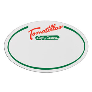 Oval Custom Badge