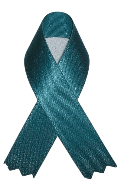Ovarian Cancer Awareness Ribbon