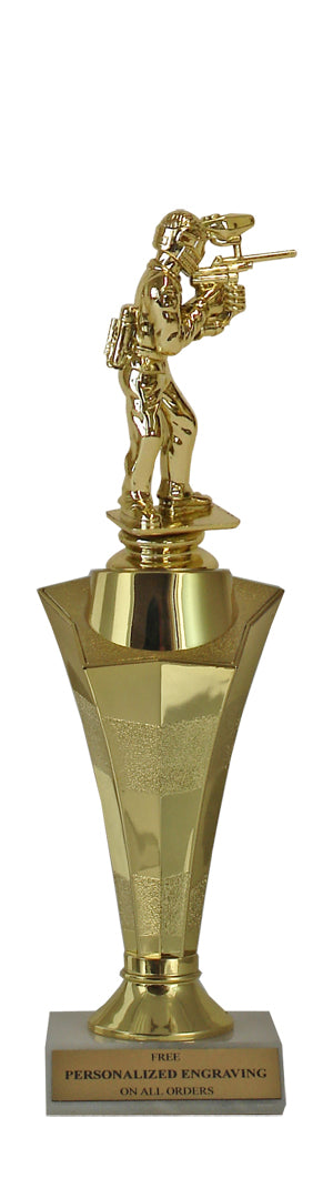 Paintball Star Column Trophy