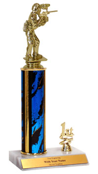Paintball 1st, 2nd and 3rd Place Trophy