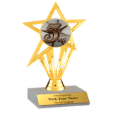 3rd Place Participation Insert Trophy