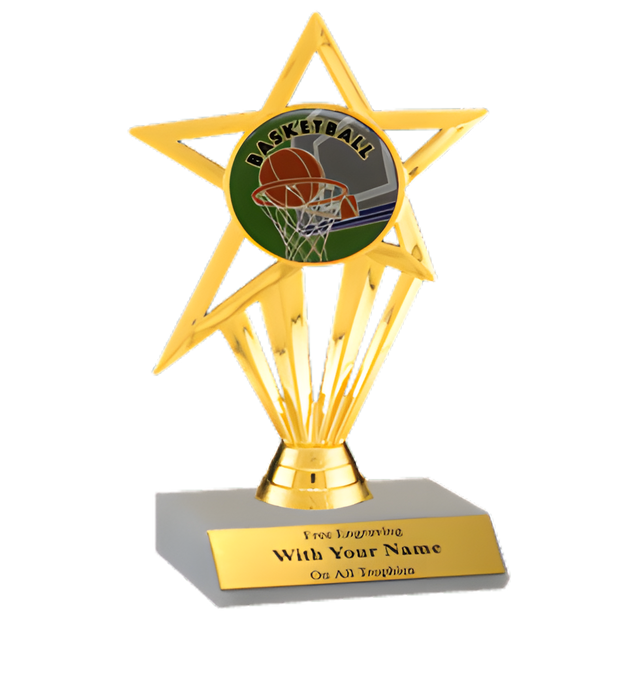 Basketball Participation Insert Trophy