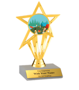 Camping Participation Insert Trophy