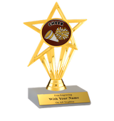 Cheerleading Participation Insert Trophy