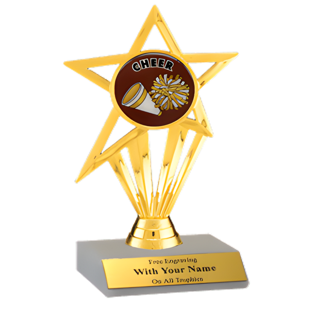 Cheerleading Participation Insert Trophy