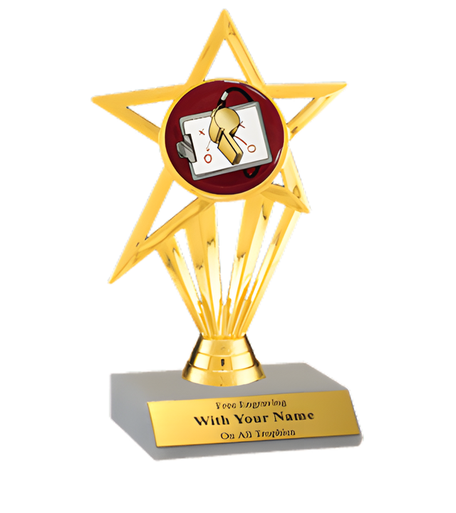 Coach Participation Insert Trophy