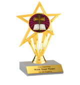 Religious Cross Participation Insert Trophy