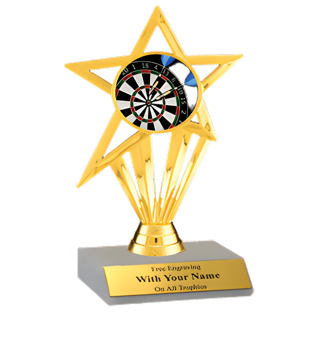 Darts Participation Insert Trophy