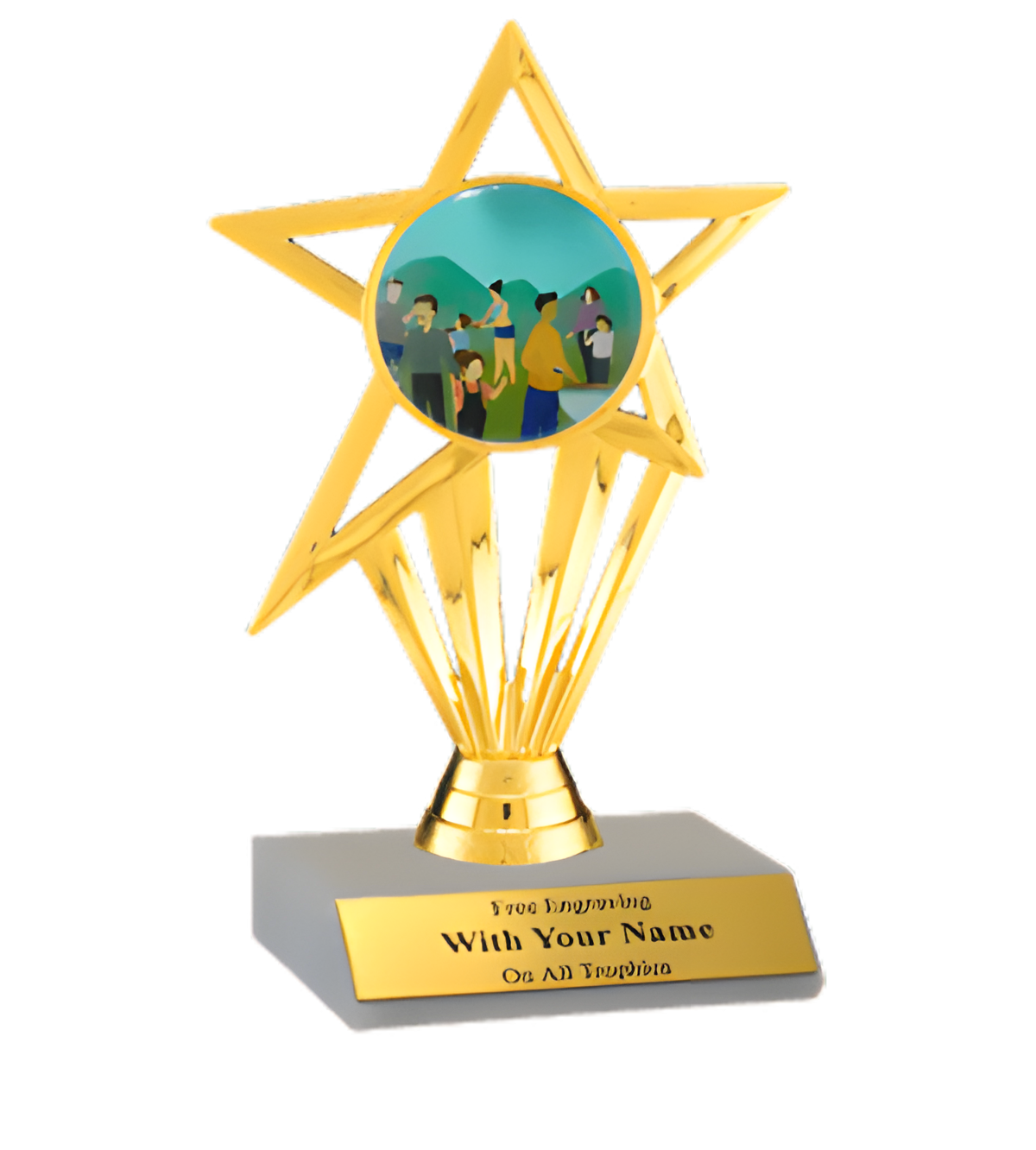 Family Reunion Participation Insert Trophy