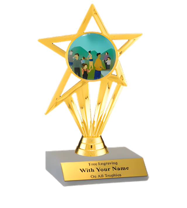Family Reunion Participation Insert Trophy