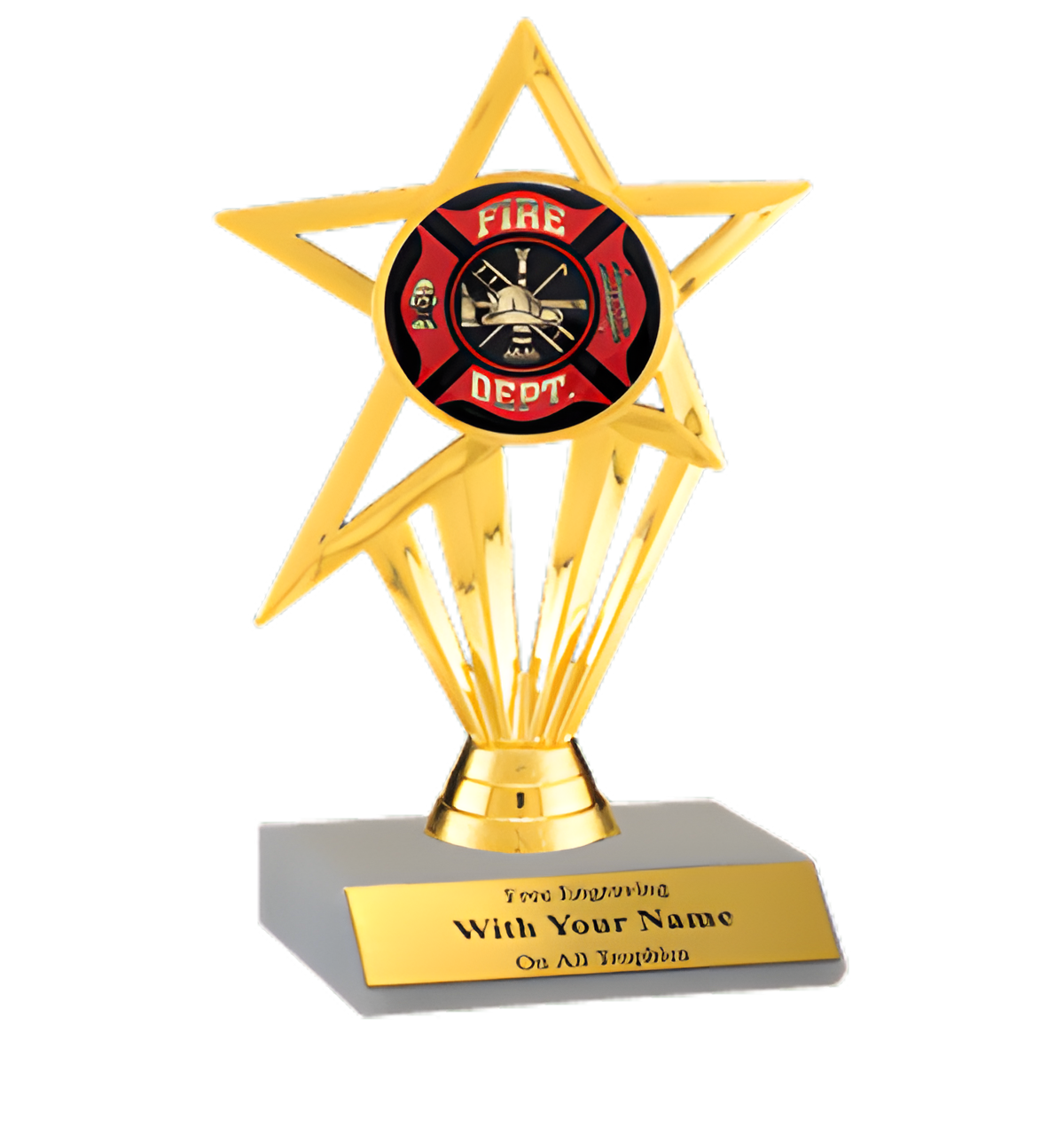 Fire Department Participation Insert Trophy