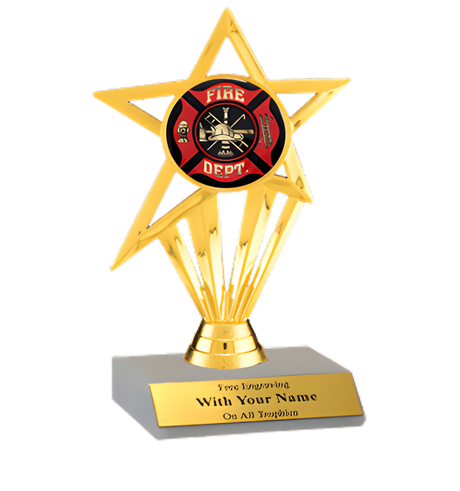 Fire Department Participation Insert Trophy