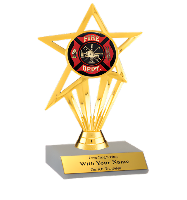 Fire Department Participation Insert Trophy
