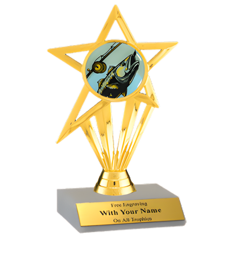 Fishing Participation Insert Trophy