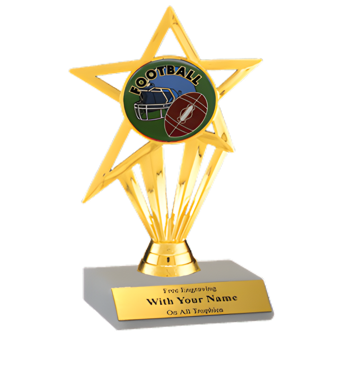 Football Participation Insert Trophy
