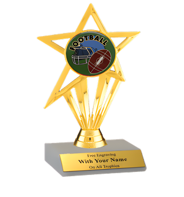 Football Participation Insert Trophy