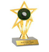 Golf Participation Insert Trophy