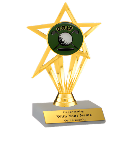 Golf Participation Insert Trophy