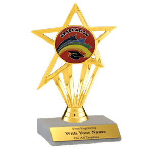 Graduation Participation Insert Trophy