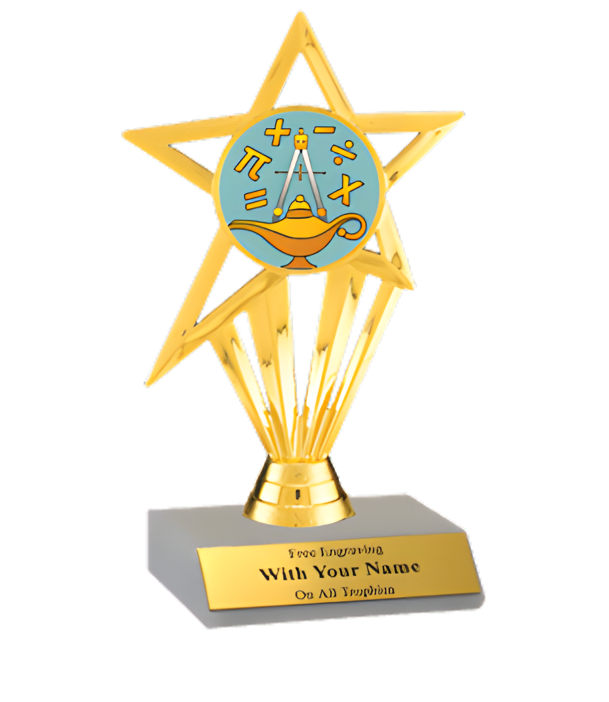Math Participation Insert Trophy