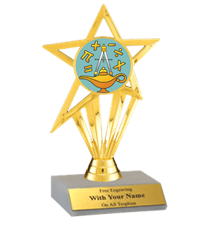 Math Participation Insert Trophy
