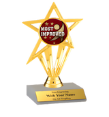 Most Improved Participation Insert Trophy