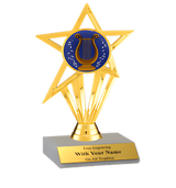 Music Lyre Participation Insert Trophy