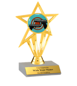 Pistol Shooting Participation Insert Trophy