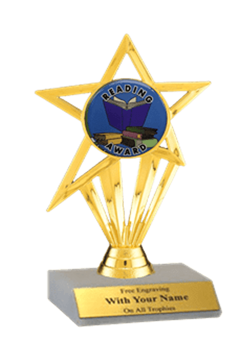 Reading Participation Insert Trophy