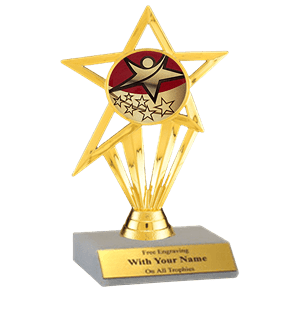 Rising Star Participation Insert Trophy