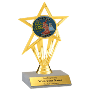 Science Participation Insert Trophy