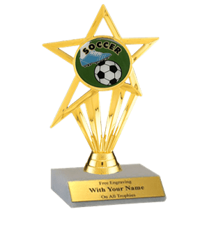 Soccer Participation Insert Trophy