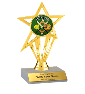Softball Participation Insert Trophy