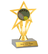 Tennis Participation Insert Trophy
