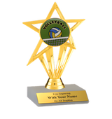 Volleyball Participation Insert Trophy
