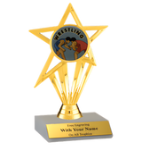 Wrestling Participation Insert Trophy