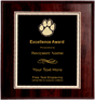 Paw Mascot Plaque