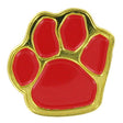 Paw Print Mascot Pins - Multiple Colors