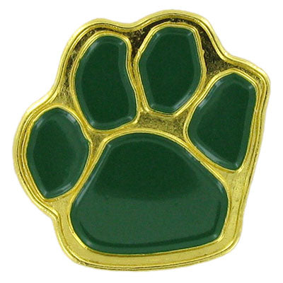 Paw Print Mascot Pins - Multiple Colors