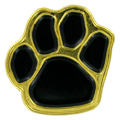 Paw Print Mascot Pins - Multiple Colors