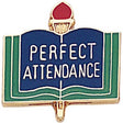 Perfect Attendance Lapel Pins
