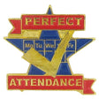 Perfect Attendance Pin - Color
